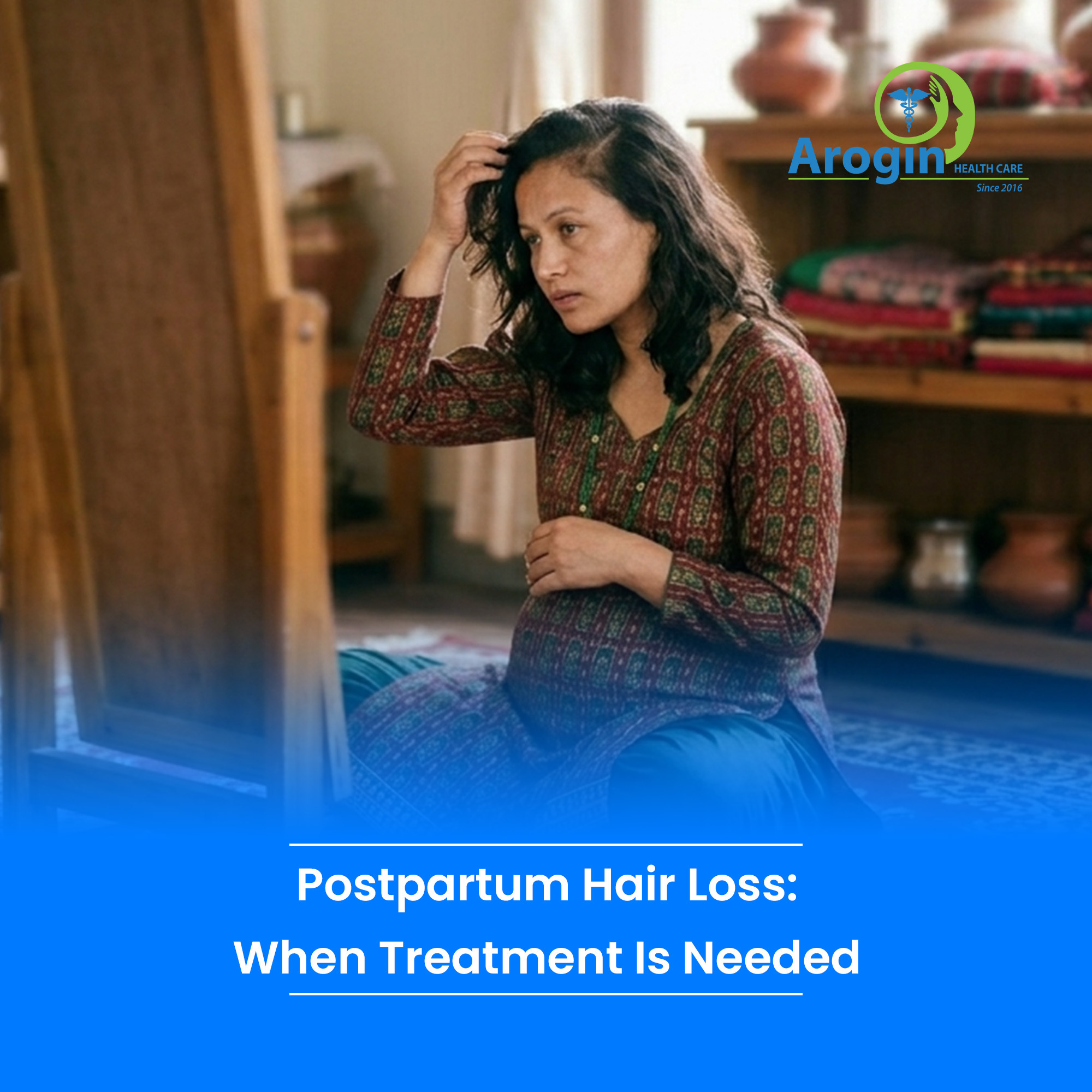 Postpartum Hair Loss: When Treatment Is Needed